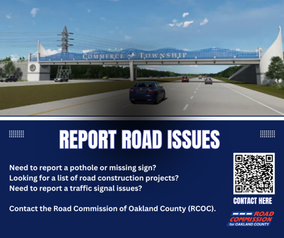 Report Road Issues to the Road Commission