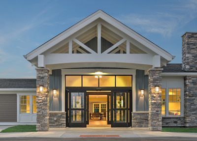 Senior Center Front Entrance