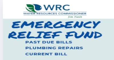 Emergency Relief Funds Available - Helps Pay Water, Sewer Bills