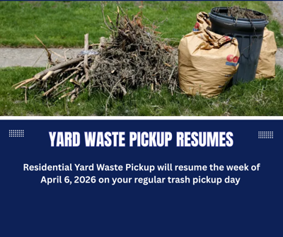 Yard Waste Pickup Resumes