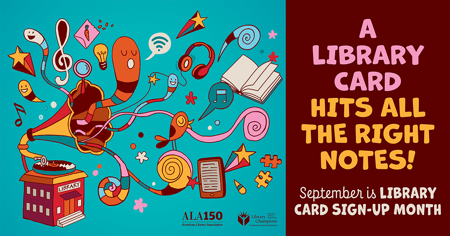 Library Card Sign Up Month FB
