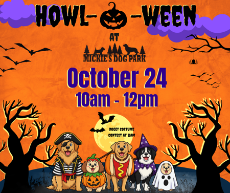 Howl O Ween Flyer (Cartoon Dogs) (Facebook Post)