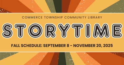 Fall Storytime Schedule