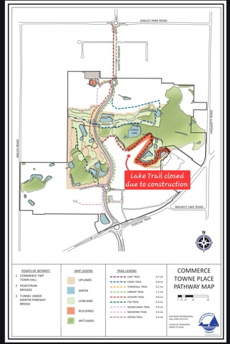 Closed Trail Map