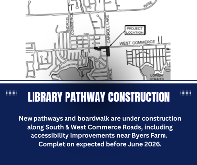 Library Sidewalk Construction