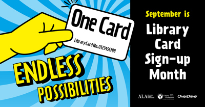 Library Card Sign-Up Month Contest